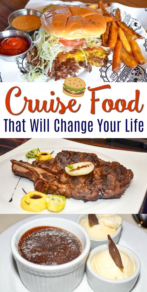 Cruise Food Recipes, Carnival Cruise Recipes, Airplane Meals, Carnival Recipes, Carnival Cruise Food, Cruise Countdown, Cruise Hacks, Carnival Horizon, Anniversary Cruise