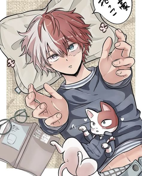 Todoroki Fanart Cute, Todoroki Cute, Cute Drawlings, Character Icon, Todoroki Shouto, Icy Hot, Best Anime Drawings, My Hero Academia Shouto, Japon Illustration