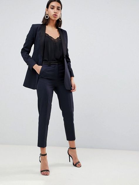 What to Wear to a Formal Wedding | TheKnot.com Wedding Guest Pants, Formal Attire Women, Wedding Attire For Women, Slim Suit Pants, Work Outfits Frauen, Formal Wedding Attire, Black Tie Attire, What To, Pant Suits For Women