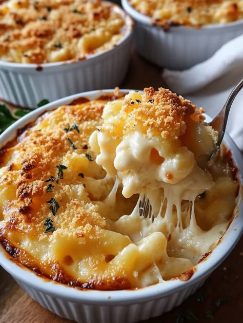 Cauliflower Mac and Cheese is a fun and tasty twist on the classic comfort food. It combines creamy cheese sauce with pasta and healthy cauliflower. This dish is perfect for families, especially if you're looking for a way to sneak in some veggies! Why Make This Recipe This recipe is great because it’s a healthier Cauliflower Mac Cheese, Cauliflower Mac And Cheese Sauce, Healthy Baked Mac And Cheese, Cauliflower Pasta Sauce, Mac And Cheese With Cauliflower, Cauliflower Mac N Cheese, Mac And Cheese Sauce, Cheese Recipes Homemade, Cauliflower Pasta