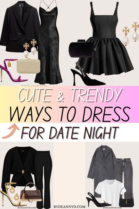 date night outfit Ideal First Date, Dinner Date Night Outfit, Date Night Outfit Romantic, Movie Date Outfits, Cute Date Night Outfits, Night Outfits Winter, Date Night Outfit Ideas, Dinner Date Outfits, Night Outfit Ideas