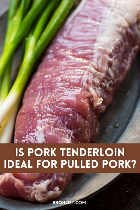 Wondering if pork tenderloin is good for pulled pork? Unfortunately, its lean texture and lack of connective tissue make it less ideal for that tender, juicy finish. Learn more and save this post for your next backyard BBQ session, and find out about pork tenderloin recipes! Smoked Pulled Pork Tenderloin, Pulled Pork Tenderloin Recipes, Pork Tenderloin Pulled Pork, Pulled Pork Marinade, Smoker Recipes Brisket, Pulled Pork Tenderloin, Brine For Pork, Grilling Recipes Sides, Grilled Fish Recipes