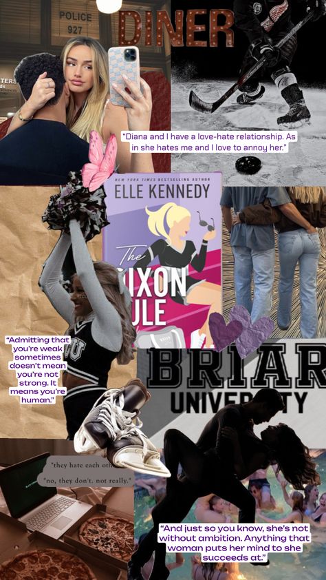 The Dixon Rule by Elle Kennedy Fangirl Book, Romcom Books, Contemporary Romance Novels, Collage Book, Book Teaser, Book Haul, Fantasy Books To Read, Unread Books, Romantic Books