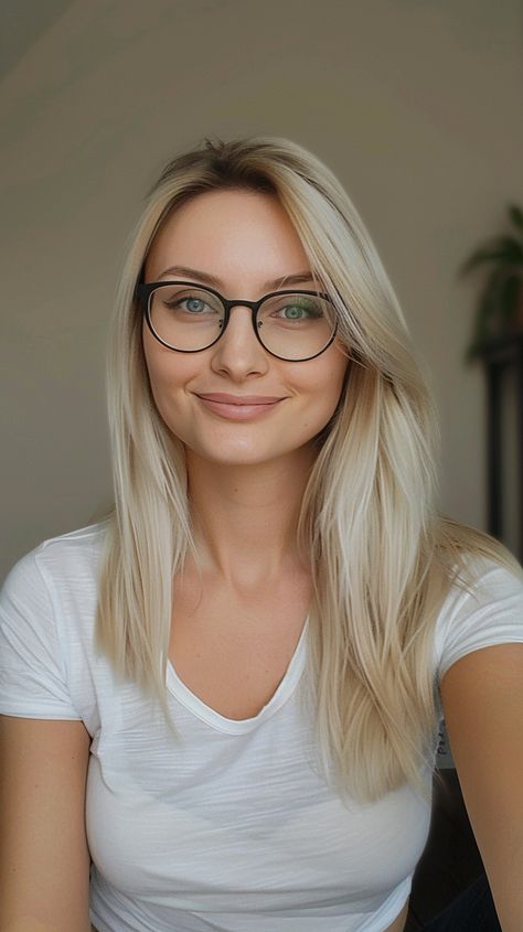 #UltrarealisticPhoto #PolishWoman #BlondeHair #StraightHair #Glasses #PalmSkin #FullBodyShot #Smiling #9:16AspectRatio #Version6.0 32 Year Old Woman, Blonde Straight Hair, Inspirational Digital Art, Skin Polish, Straight Blonde Hair, Polish Women, Body Shots, Old Woman, Aspect Ratio