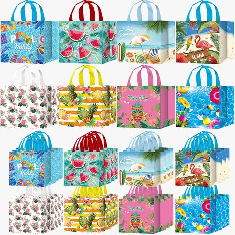 Pool Party Supplies, Pool Party Favors, Hawaii Gift, Hawaii Summer, Beach Party Decorations, Hawaii Party, Hawaii Aloha, Luau Birthday, Reusable Gift Bags