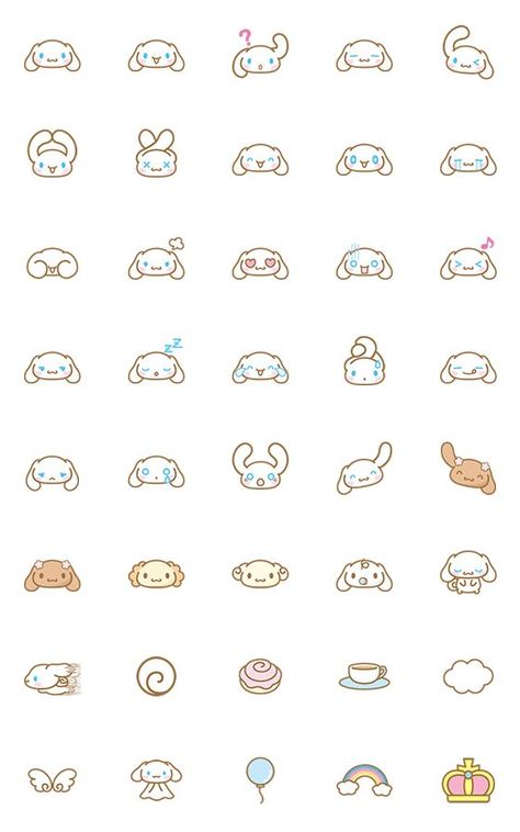 Cinnamoroll Emoji – LINE Emoji | LINE STORE | Mini drawings, Sanrio wallpaper, Cute doodles Sanrio Cinnamoroll Drawing, Hello Kitty Mini Stickers, Cute Doodles Sanrio, Kawaii Emoji Stickers, Cute Small Sanrio Doodles, Sticker Ideas Kawaii, Sanrio Cinnamoroll Stickers, Cute Drawings Cinnamoroll, Cute Sanrio Stickers Cinnamoroll