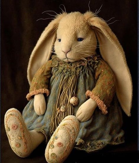 Bunny 2023, Stuffed Bunnies, Canada Quebec, Bunny Soft Toy, Teddy Bear Doll, Christmas Ornaments Diy, Art Dolls Cloth, Teddy Toys, Sewing Stuffed Animals