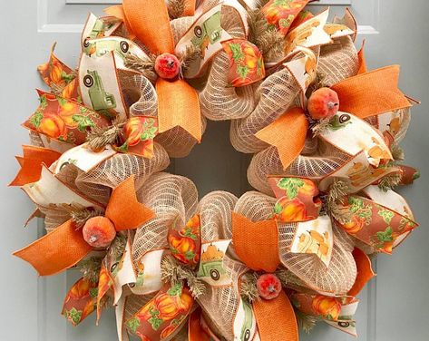 Fall thanksgiving wreaths