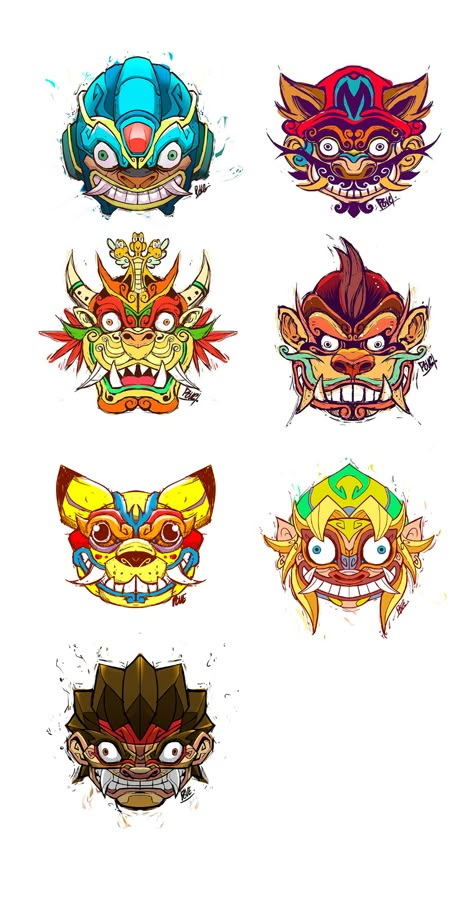 Nintendo Tattoo, Gaming Tattoo, Nintendo Art, Desenho Tattoo, Masks Art, Japanese Tattoo, Art Toy, Graphic Design Illustration, Japanese Art