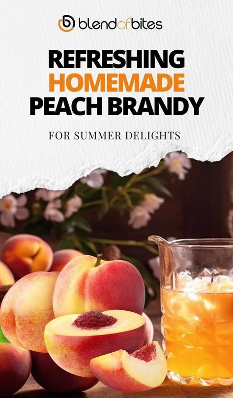 Brandy Peaches Recipes, Peach Brandy Recipe, Brandy Recipe, Peach Vodka, Brandy Bottle, Dipping Sauces, Agave Syrup, Peach Recipe, 2000 Calorie Diet