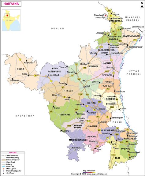 Find details about the state of Haryana via informative maps and content. You can find maps of districts, roads, transport, agriculture, cities, travel and hotels Haryana Map, Badshah Rapper, World Geography Map, General Studies, Indian States, Marble Iphone Wallpaper, India Travel Places, India Travel Guide, Physical Map