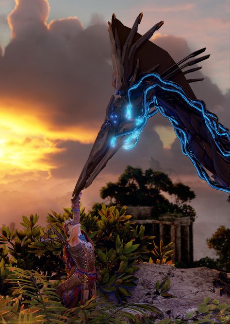 Horizon Zero Dawn Animals, Horizon Forbidden West Machines, Horizon Zero Dawn Aesthetic, Horizon Fanart, Horizon Game, Trash Dump, Space Soldier, Aloy Horizon, Forbidden West