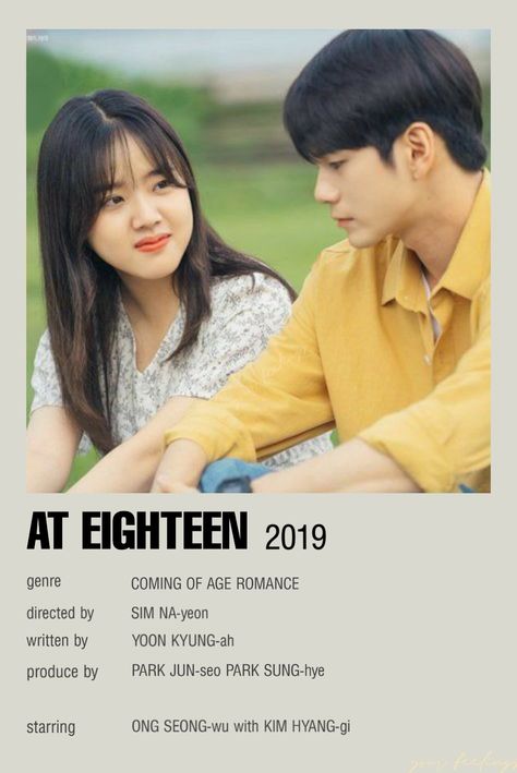 Moment Of Eighteen Kdrama Poster, At Eighteen Drama, High School Kdrama, Kdramas Posters, Moment Of Eighteen, Kdrama Recommendation, Kdrama Posters, Kdrama List, Kdrama Poster