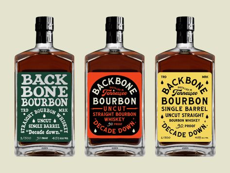 Whiskey Packaging, Back Bone, Whiskey Label, Alcohol Packaging, Weekly Inspiration, Design Fields, Packaging Labels Design, Packing Design, Beverage Packaging