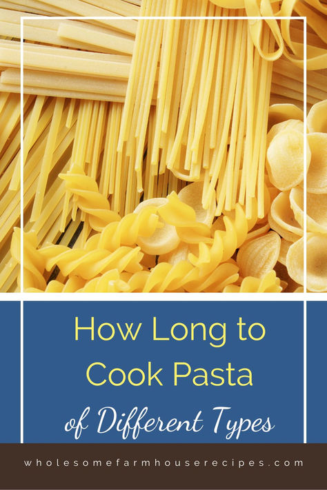 different types of dried pasta How Long To Cook Pasta, How Long To Cook Fresh Pasta, Different Types Of Pasta, Cooking Fresh Pasta, Types Of Pasta, Tagliatelle Pasta, Stuffed Pasta Shells, Fresh Pasta, Pasta Pasta