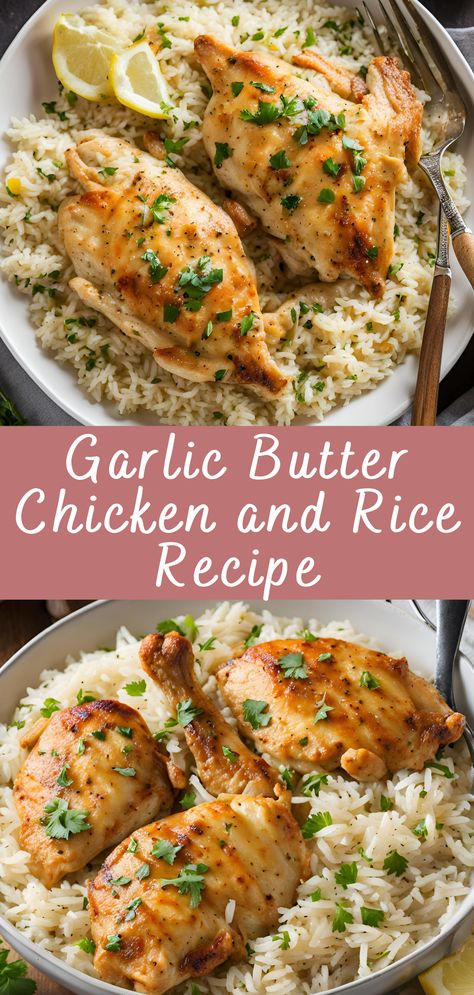 Recipes With Chicken And White Rice, Brown Rice Chicken Recipes, Chicken Rice Potatoes, Chicken Breast And Rice Recipes Oven, How To Make Chicken And Rice, Jasmine Rice Recipes Meals, Quick Chicken And Rice Recipes, Garlic Butter Rice Recipes, Chicken Flavored Rice Recipes