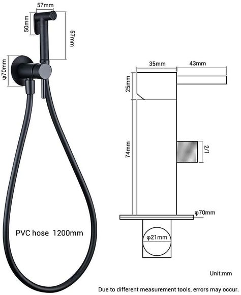 Bidet Sprayer Faucet Set with Hot and Cold Water Brass Wall Mount Handheld Toilet Bidet Attachment Pressure Sprayer Single Handle Bidet Spray Set for Personal Hygiene,Black Stable Interface : Amazon.ca: Tools & Home Improvement Toilet Remodel, Bidet Attachment, Toilet Bidet, Bidet Sprayer, Cap Ferret, Dog Shower, Bidet Spray, Family Bathroom, Brass Wall