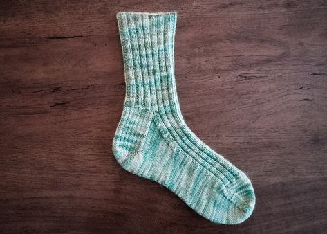 Simple Ribbed Socks – Megan Brightwood Sock Yarn Knitting Patterns, Sock Recipe, Portuguese Knitting, Knitted Socks Free Pattern, Light Font, Ribbed Socks, Sock Knitting, Knitting Instructions, Sock Knitting Patterns