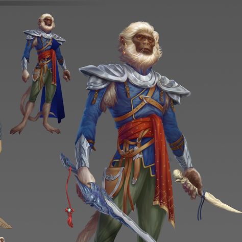 Medieval Bodyguard, Pathfinder Vanara, Dnd Hadozee, Vanara Pathfinder, Hadozee D&d, Dungeons And Dragons Races, Pathfinder Character, Fiction Idea, Fantasy Races