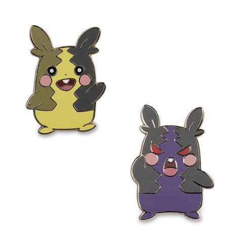 PRICES MAY VARY. Shining metal and glossy enamel for a sharp look Each pin measures about 1 ¾ inches across Materials: Zinc alloy / hard enamel Item Dimensions: 3.8 x 0.3 x 7 inches (9.6 x 0.7 x 17.7 cm) Pokémon Center Original Morpeko is such a relatable Pokémon—sometimes it's satisfied and happy, and other times it's hungry and angry and ready to attack! With this set of pins, you can show off your own mood by adding Morpeko's Full Belly Mode, Hangry Mode, or both to your outfits or accessorie Pokemon Store, Pokemon Pins, Cool Pins, Pin Image, Kids Luggage, Appliqué Patch, Girls Accessories, 2 Pack, Art Style