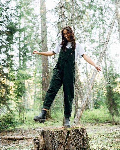 Passenger on Instagram: "For everyday roaming and effortless style, the Meadows corduroy dungarees are the perfect transition piece... 🌲 #MadeToRoam" Elegant Cabin, Cabin Designs, Corduroy Dungarees, Corduroy Overalls, Fir Tree, The Meadows, Dungarees, Recycled Cotton, Effortless Style