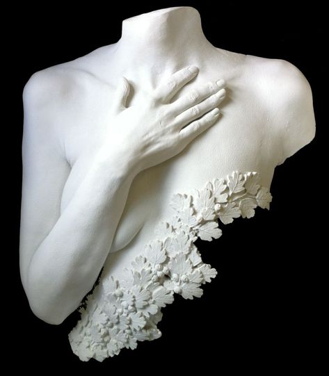 Shuffles Cutouts, Body Cast, Cast Art, Female Torso, Plaster Sculpture, Plaster Art, Sculptures & Statues, Art Sculpture, Ceramic Sculpture