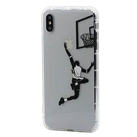 Keyihan iPhone 8 / iPhone 7 Coque Housse Motif animé Mignon Clair Transparente Souple Flexible Absorption des Chocs TPU Silicone Protecteur Étui pour Apple iPhone 7 8 (Jouer au Basket) 6s Iphone, Cover Iphone, Apple Iphone 6, Coque Iphone, Iphone 6s, Iphone X, Iphone Xr, 7 Plus, High Tech