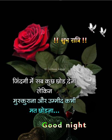 Good night hindi sms Good Night Wishes In Hindi, Good Night Quotes In Hindi, Inspirational Good Night Messages, Good Night Hindi, Hug Gif, Good Night Beautiful, Night Beautiful, Flowers Quotes, Good Morning Love Messages