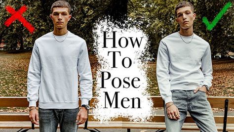 Simple Tips on How to Pose Men for Better Portrait Photos (VIDEO) | Shutterbug Best Poses For Men Photography, Simple Photography Poses For Men, Photo Pose Ideas Men, How To Pose For Men, Posing For Pictures Men, Fun Poses Men, Posing Tips Men, Individual Photo Poses Men, Easy Poses For Men