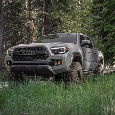 Grey Tacoma, Overland Tacoma, 2014 Honda Pilot, Tacoma Build, Toyota Tacoma Mods, Buying Car, Toyota Pickup 4x4, Tacoma Mods, Toyota Tacoma 4x4