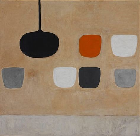 Tate St Ives, William Scott, Orange Things, 25 October, Color Abstract, Abstract Color, Still Life Paintings, Feb 2, Life Paintings