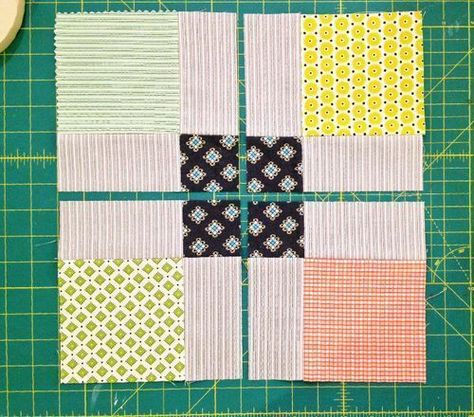 Disappearing 9 Patch, Disappearing Nine Patch, 9 Patch Quilt, Nine Patch Quilt, Beginner Quilt Patterns, Nine Patch, Craft Handmade, Quilting For Beginners, Quilting Techniques