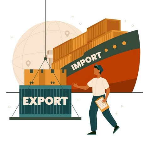 Export And Import, Save Mother Earth, Cargo Transport, Trade Finance, Cargo Services, Diagram Design, Supply Chain Management, Import Export, Financial Services