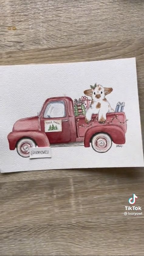 Christmas Drawing Animals, Cute Christmas Drawings Aesthetic, Ivoryowlco Art, Christmas Animal Drawing, Cartoon Christmas Drawings, Cute Christmas Drawing Ideas Animals, Christmas Animals Drawing, Dog Christmas Drawing, Dog Drawing Christmas