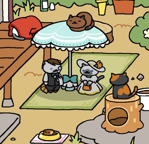 Silliest Cat, Neko Atsume Kitty Collector, Wise Animals, Kitty Collector, Cat Collector, Cat Game, Funny Looking Cats, Neko Atsume, Neko Cat