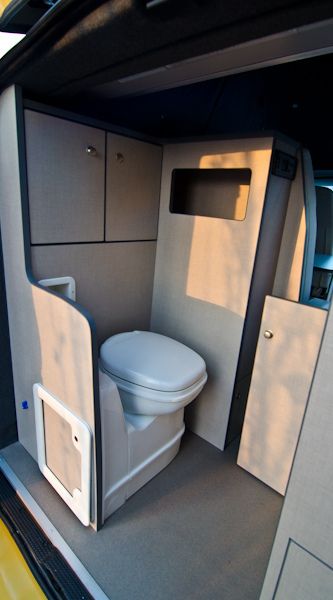 Opel Vivaro Camper Van | by C-Lover Van Solutions                                                                                                                                                                                 Mehr Opel Vivaro Camper, Caddy Conversion, Camper Toilet, Vauxhall Vivaro Camper, Vivaro Camper, Truckbed Camper, Mobile Ideas, Boat Interior Design, Camping Van