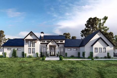 Specifications: Texas Contemporary Home, Large Ranch House Plans, 3000 Sq Ft House Plans, Luxury Farmhouse Plans, Luxury Ranch House Plans, Texas Hill Country House Plans, Transitional Home Design, One Level House Plans, Transitional House Plans