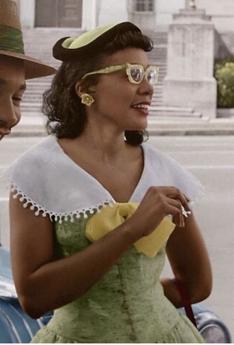 Coretta Scott King Fashion, 50s Black Women, 50s Aesthetic, Coretta Scott King, Black Glamour, Vintage Black Glamour, King Fashion, American Life, Aesthetic Photos