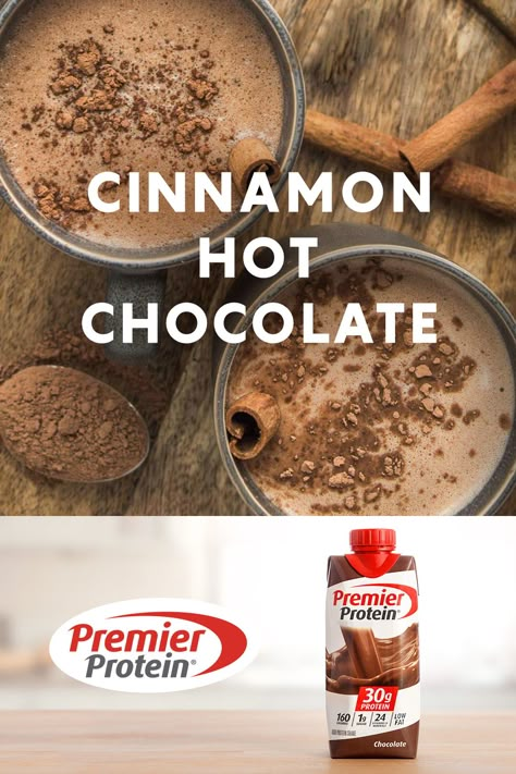 What To Mix With Premier Protein, Ww Hot Chocolate Weight Watcher Recipes, Premier Chocolate Protein Shake Recipes, Premier Protein Recipes Chocolate, Hot Protein Shake, Hot Coffee With Premier Protein Shake, Premier Protein Hot Chocolate, Premier Protein Hot Coffee Recipes, Chocolate Premier Protein Recipes