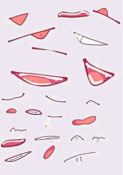 Mouth Drawing Reference Gacha, Gacha Mouth Drawing, Simple Mouth Drawing, Cute Mouth Drawing, Gacha Mouth Edit, Bouche Gacha, Anime Mouth Reference, Gacha Club Mouth, Chibi Mouth