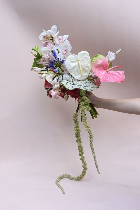 Exotic Flower Bouquet, Anthurium Wedding Flowers, Agapanthus Bouquet, Avant Garde Bouquet, Anthurium Wedding Bouquet, Madonna Lily Bouquet, Anthurium Orchid Bouquet, Amaranthus Bouquet, Anthurium Wedding