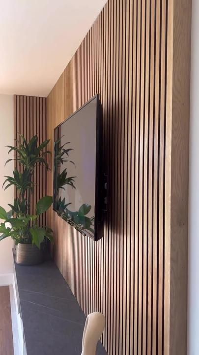 Room Media Wall, Living Room Media Wall, Wall Behind Tv, Small House Front Design, Pvc Wall Panels, Small Apartment Living Room, Wall Home Decor, Dressing Area, Small Apartment Living