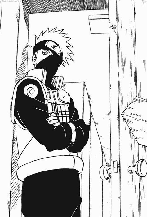 Kakashi Hatake Manga, Manga Kakashi, Kakashi Manga, Naruto Manga Panels, Naruto Tattoo, Naruto Sketch, Naruto Drawings, Kakashi Sensei, Uzumaki Boruto