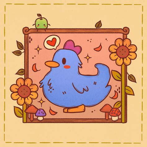 Shane’s my first pick every time in Stardew 😭🐔💙 Whose your fave?? . . . #stardew #stardewvalley #bluechicken #stardewvalleyfanart #stardewvalleyshane #gamingfanart #stardewvalleygame #fanart #stardewvalleybluechicken #procreate Stardew Valley Icons Aesthetic, Sturgeon Stardew Valley, Stardew Valley Sketch, Stardew Valley Screensaver, Stardew Valley Reaction Pic, Stardew Blue Chicken, Stardew Valley Diy Gift, Stardew Valley Painting Ideas, Stardew Valley Doodles