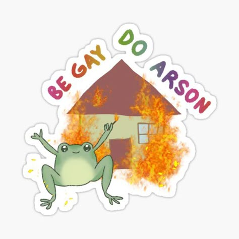 Arson Frog, Kawaii Frogs, Sole Custody, Coming Out Stories, Gay Sticker, Lgbtq Funny, Funny Pix, Very Funny Pictures, Cute Wild Animals