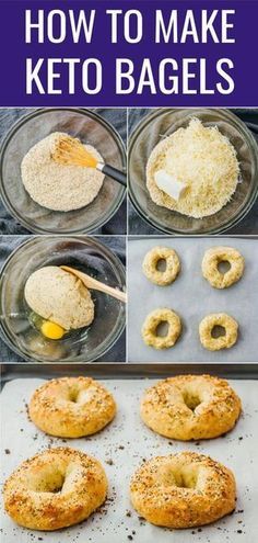 Fathead Dough Recipe, Using Almond Flour, Fathead Dough, Desayuno Keto, Comidas Keto, Keto Bagels, Desserts Keto, Postre Keto, Resep Diet