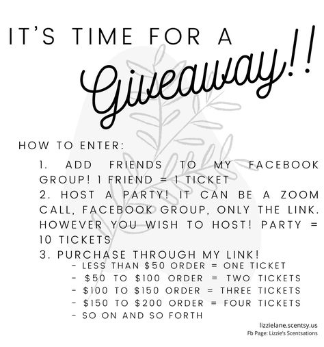 Giveaway || Scentsy || How to Enter Scentsy Post Ideas 2024, Scentsy Giveaway Ideas, Scentsy Friday, Scentsy Giveaway, Giveaway Rules, Scentsy Marketing, Scentsy Consultant Ideas, Party Giveaways, Scentsy Party