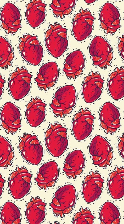 Medical Seamless Pattern, Valentines Phone Wallpaper Aesthetic, Witchy Valentines Day Wallpaper, Valentine’s Day Pattern, Valintens Wallpaper, Valentines Day Fondos, Aesthetic Wallpaper Valentines Day, Vintage Heart Wallpaper, Medical Wallpaper Iphone