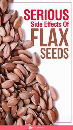 The Side Effects Of Flax Seeds: Over consumption of flax seeds can cause bloating, gas, stomach ache, and nausea. There are also several chronic problems associated with flax seed intake. Keep reading to find out. #Health #Wellness #HealthCare #FlaxSeeds #SideEffects Over Consumption, Flax Seed Benefits, Flax Seed Recipes, Brown Spots Removal, Flax Seeds, Stomach Ache, Flaxseed, Good Health Tips, Good Healthy Recipes