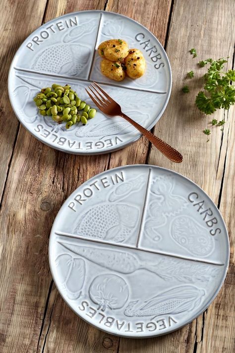 Ceramic Hot Plate, Hand Build Plates, Pasta Plates Ceramic, Ceramic Serving Plate, Ceramic Pasta Plate, Deep Plate Ceramic, Ceramic Compartment Plate, Portion Plate, Passover Seder Plate